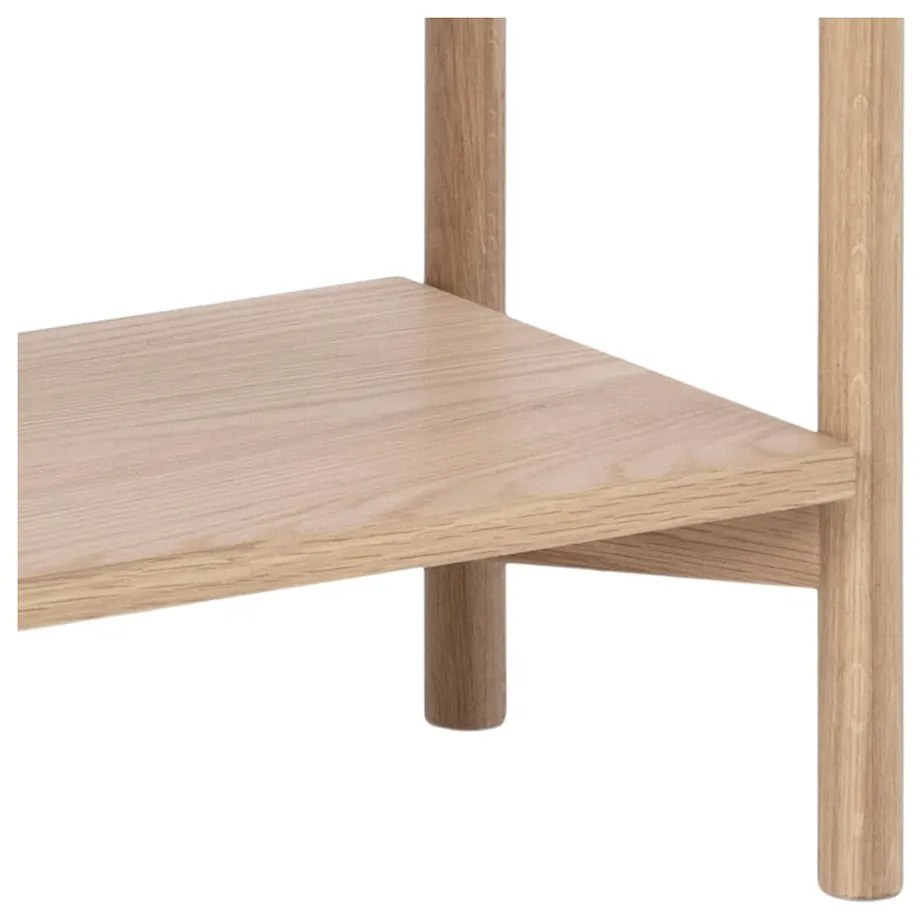 Knižnica v dekore duba v prírodnej farbe 86x160x30 cm Braidwood – Actona