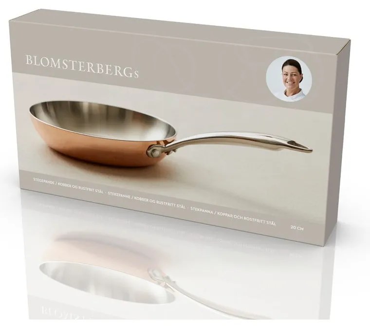 Antikoro/medená panvica ø 20 cm – Blomsterbergs