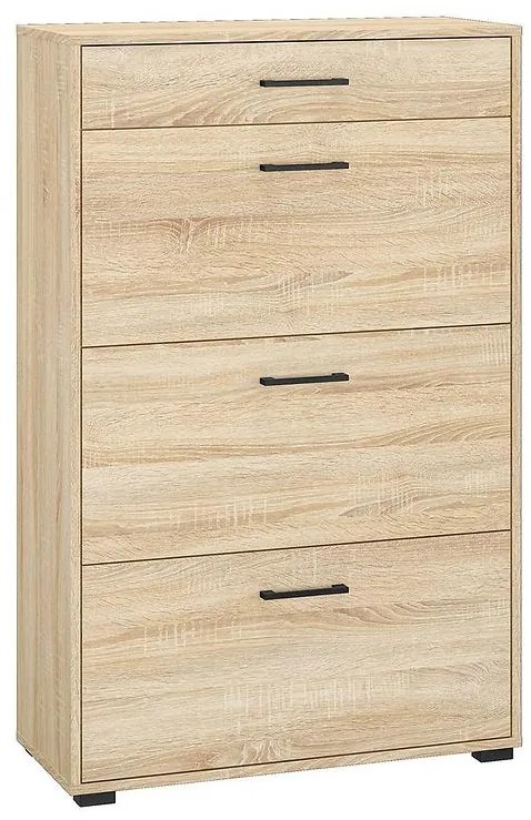 Skrinka na topánky Caro 15 dub sonoma