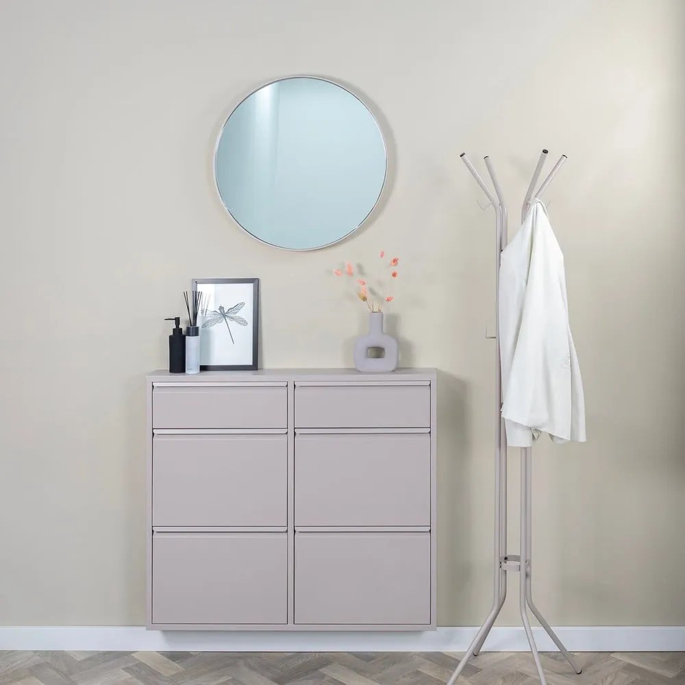 Taupe kovový vešiak ø 40x170 cm Jessy – Spinder Design