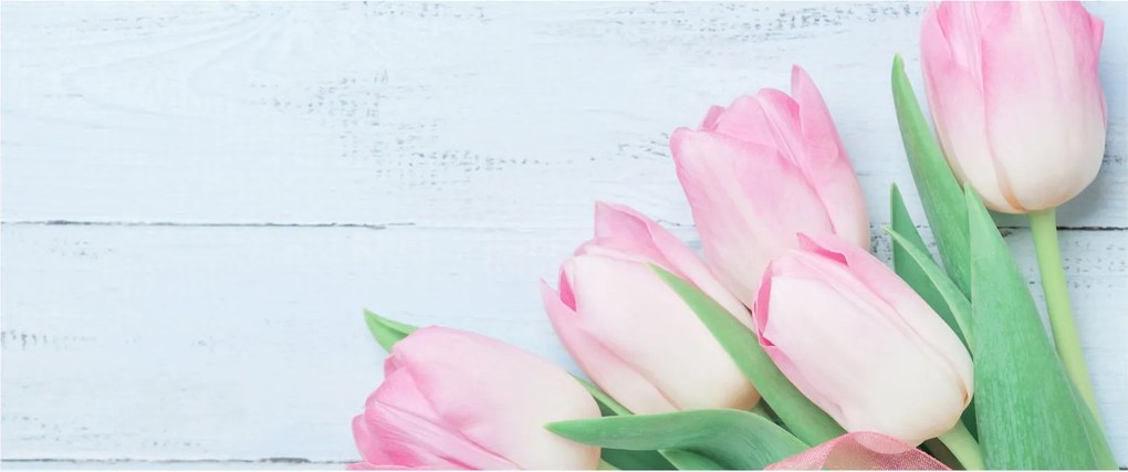 Obraz - Kytica tulipánov (120x50 cm)
