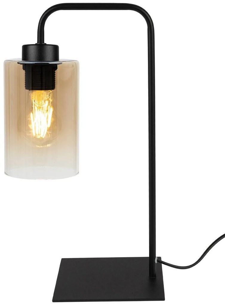 Stolná lampa Hella, 1x sklenené tienidlo (výber z 3 farieb)