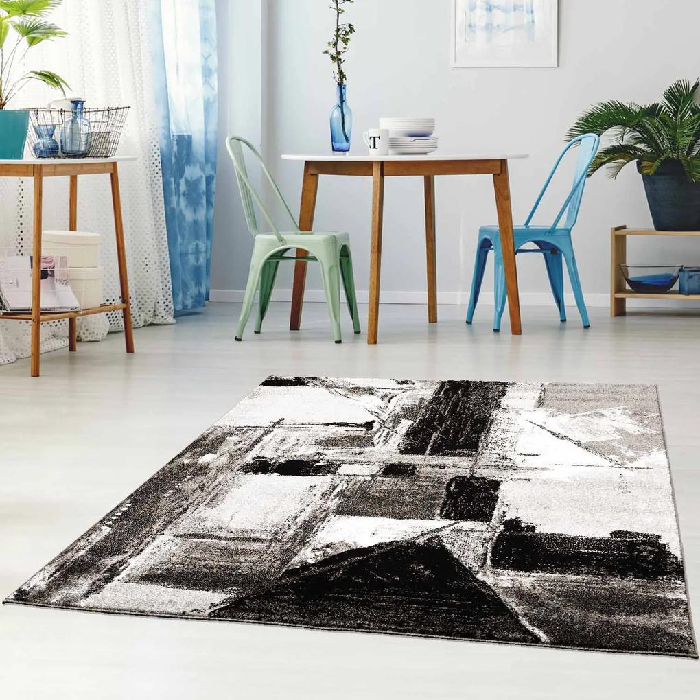 Dekorstudio Moderný koberec MODA SOFT sivý 1134 Rozmer koberca: 160x225cm