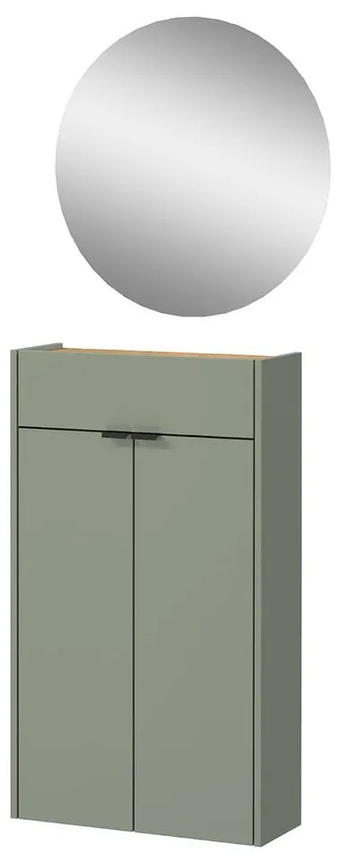 Zelená/v prírodnej farbe predsieňová zostava Ameca – Germania