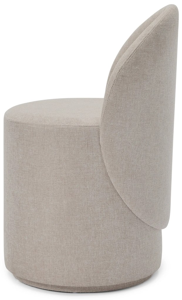 Otočná taburetka s chrbtovou opierkou