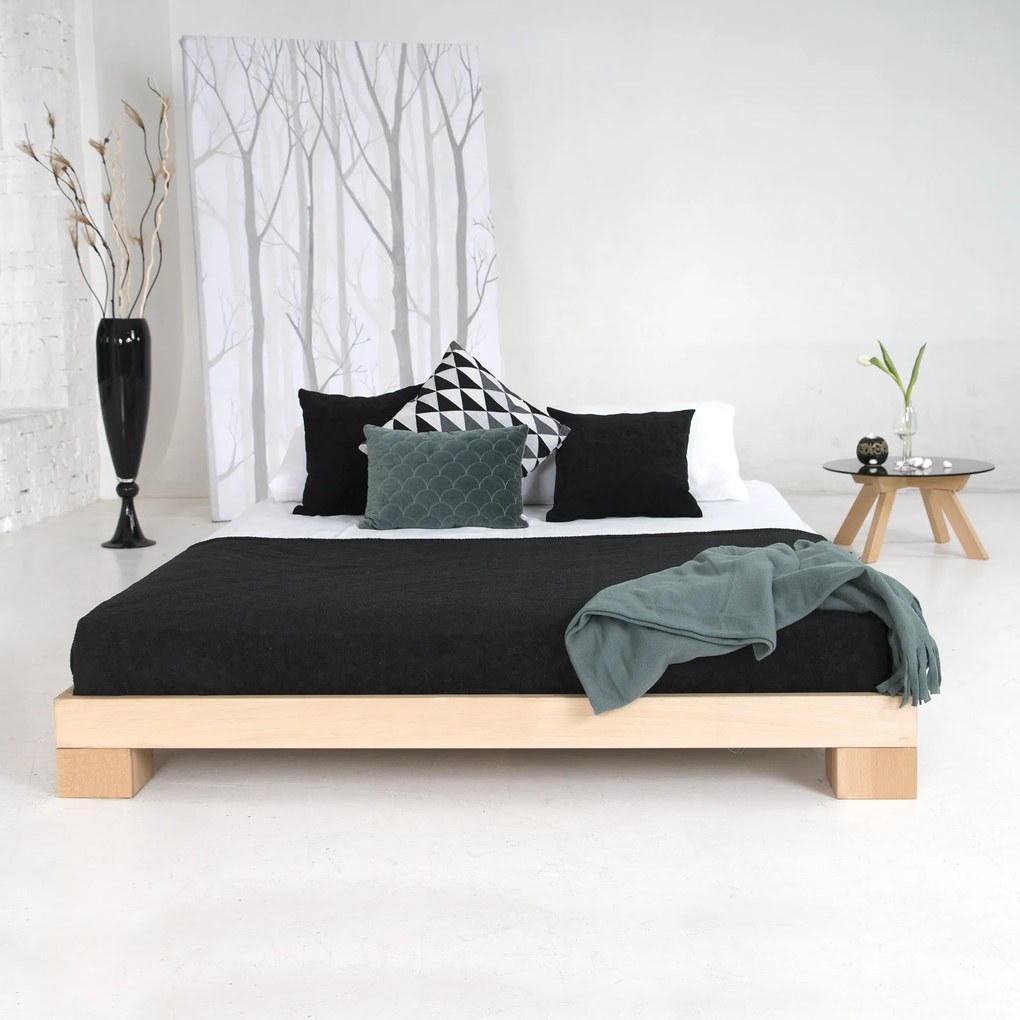 Dvojlôžková posteľ CUBE 02 160x200 z masívu