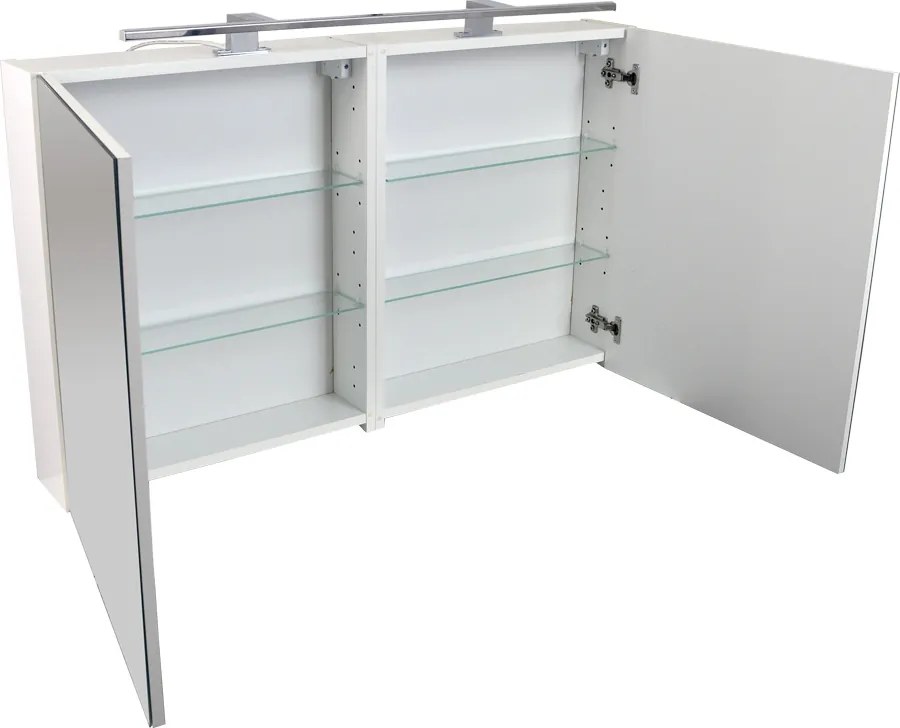 Comodo Zrkadlová skrinka Montana 100 ZS LED-CR s osvetlením Any LED 80 CR, chróm