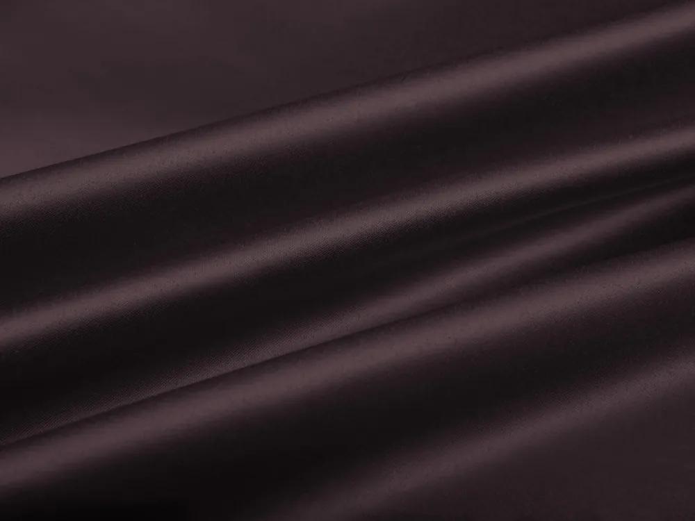 Biante Saténový behúň na stôl polyesterový Satén LUX-019 Čokoládovo hnedý 20x160 cm