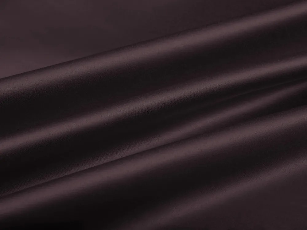 Biante Saténový behúň na stôl polyesterový Satén LUX-019 Čokoládovo hnedý 35x140 cm