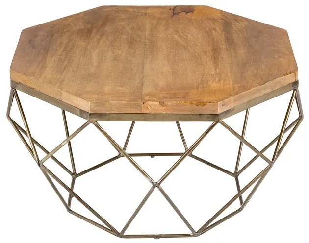 Dizajnový konferenčný stolík Acantha 70 cm mango - Posledný kus