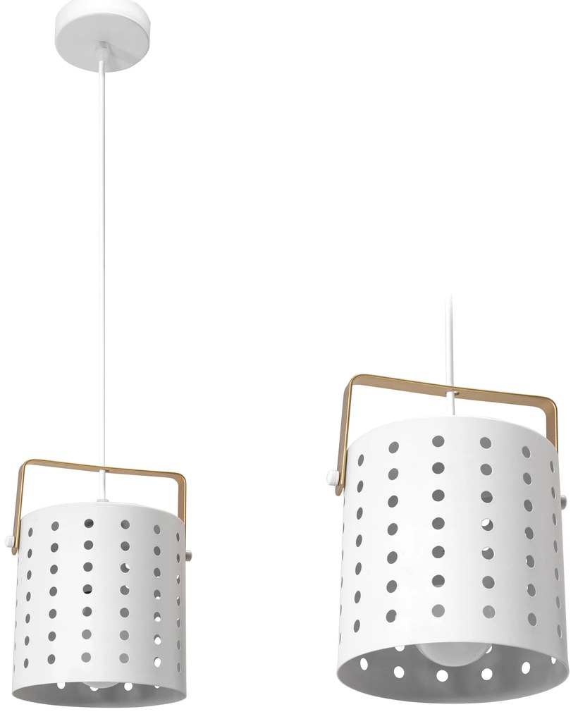 Toolight - Stropné svietidlo 1xE27 60W APP957-1CP, biela, OSW-03211