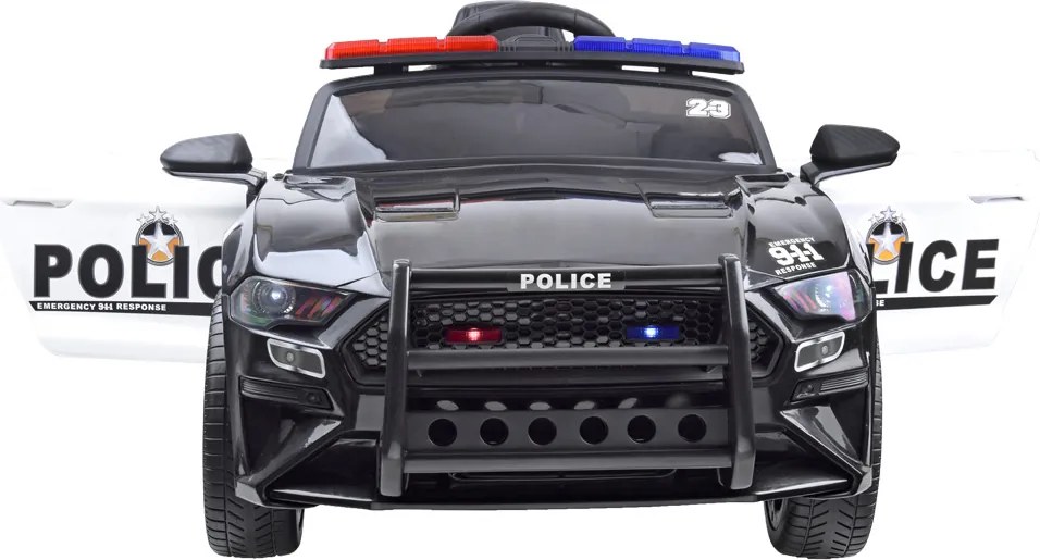 JOKOMISIADA Detské autíčko na batérie POLICAJNÉ AUTO s diaľkovým ovládaním PA0218