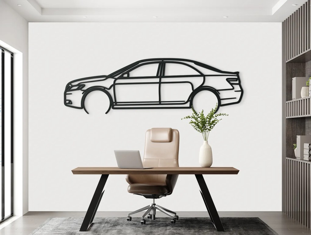 drevko Obraz na stenu Toyota Camry 07 Rozmer obrazu: 26,5 x 86 cm, Farba dekorácie: Čierna