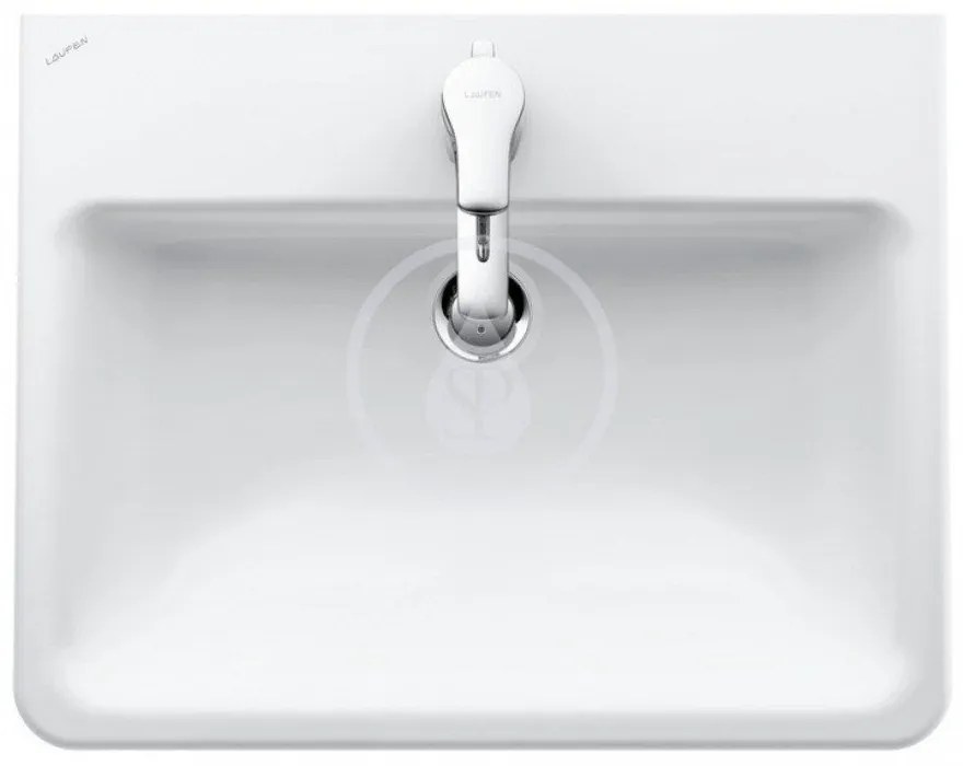 LAUFEN Pro S zápustné umývadlo s otvorom, s prepadom, 560 x 440 mm, biela, H8189630001041