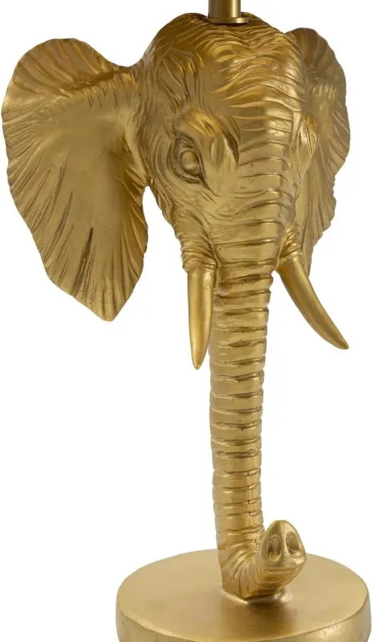 Stolná lampa Elephant 59 cm čierno-zlatá