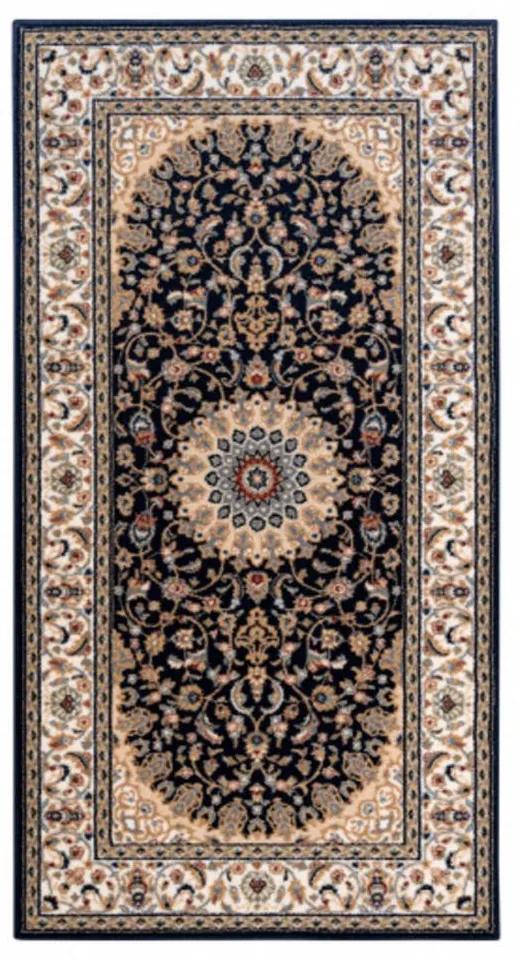 Vlnený kusový koberec Abdul čierny 240x340cm