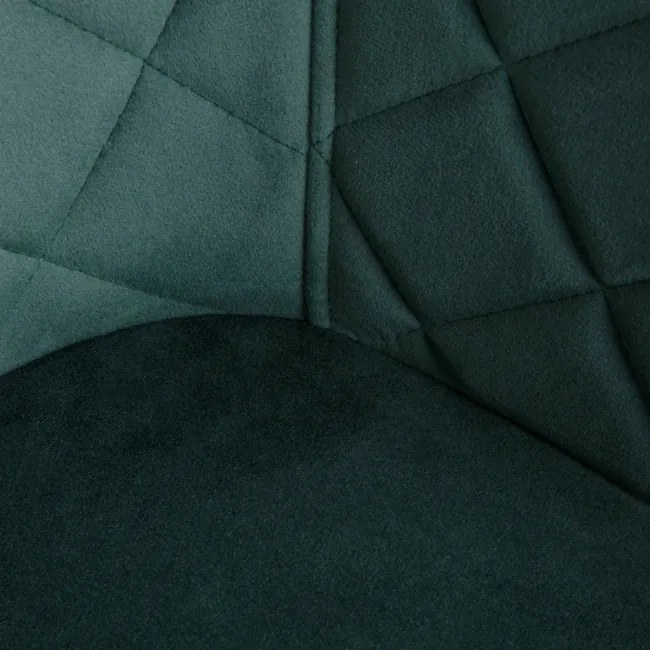 Jedálenská stolička SHELTON zamatová zelená 860480