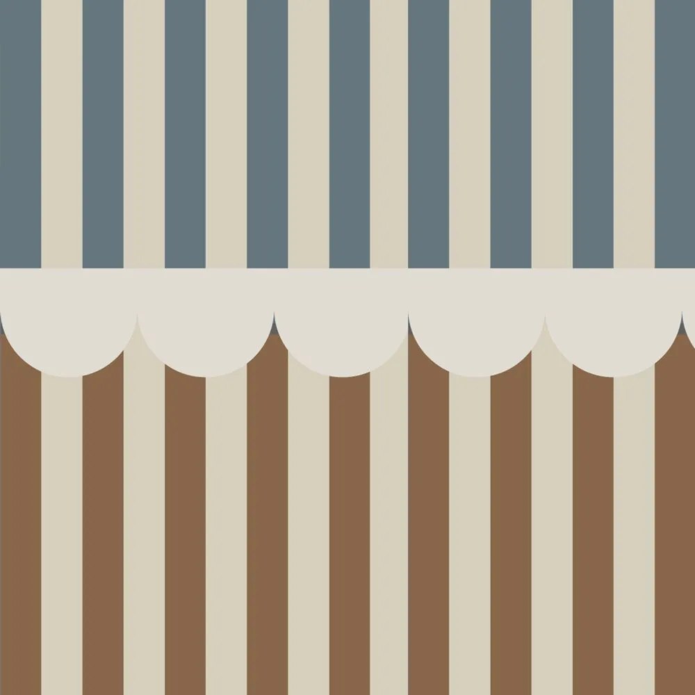 Tapeta rustikálna klasická tmavá 280x50 cm