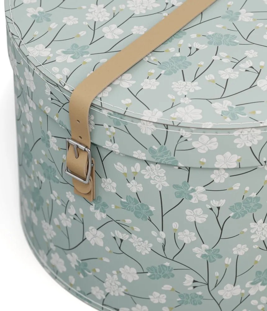 Kartónové úložné boxy s vekom v súprave 2 ks Rut – Bigso Box of Sweden