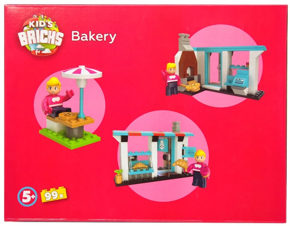 Stavebnica Kid's Brick PEKÁRSTVO, 99 dielikov