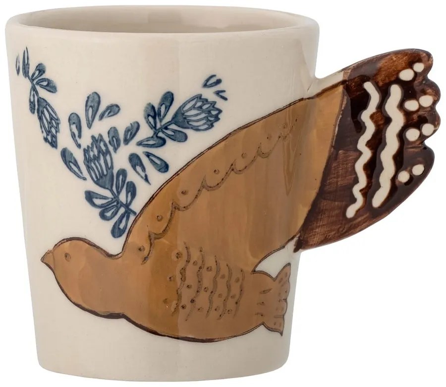 Krémovobiely kameninový hrnček 260 ml Hezha – Bloomingville