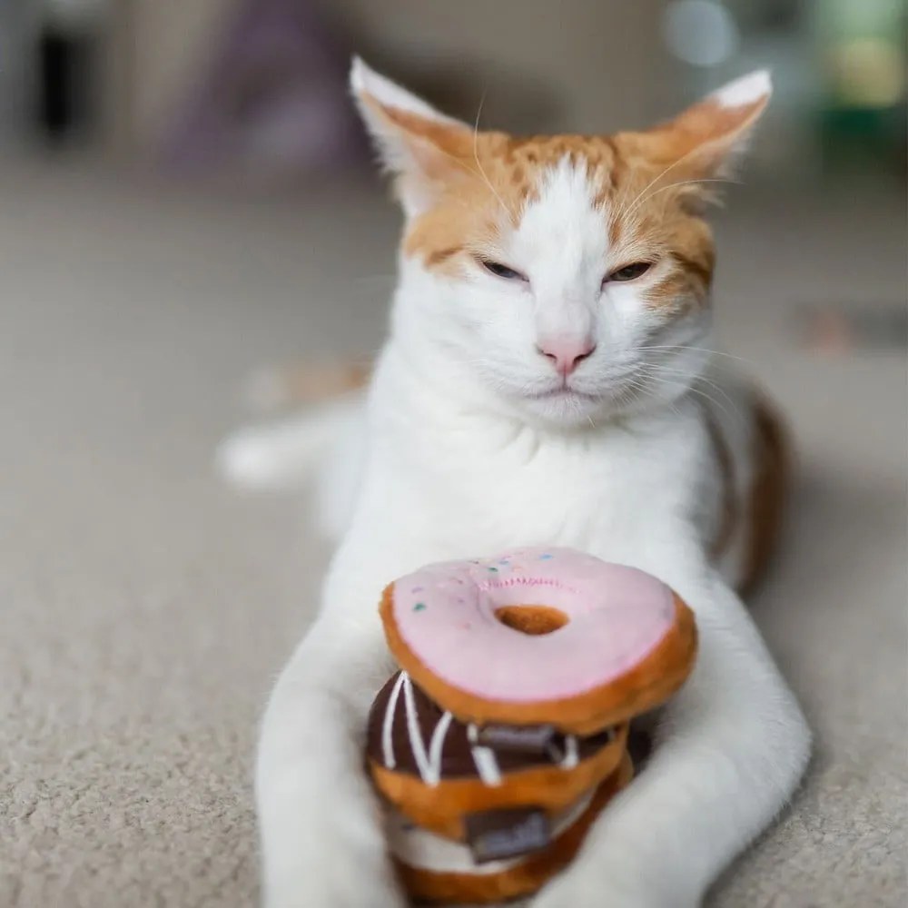 Hračky pre mačku v súprave 3 ks Donuts – P.L.A.Y.