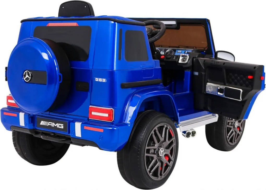 Ramiz Mercedes AMG G63 elektrické autíčko pre deti lakované modré + diaľkové ovládanie