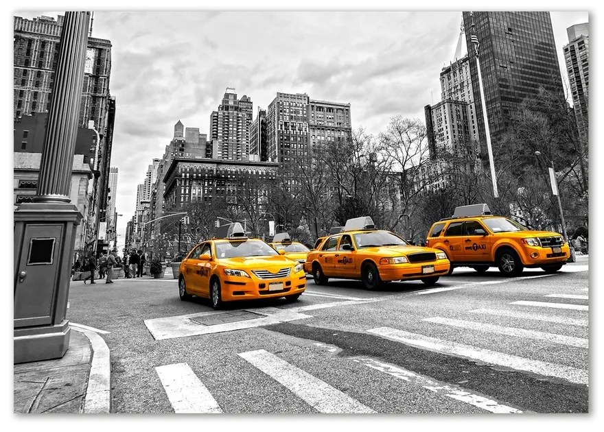 Foto-obraz fotografie na skle Taxi New York pl-osh-100x70-f-58379614