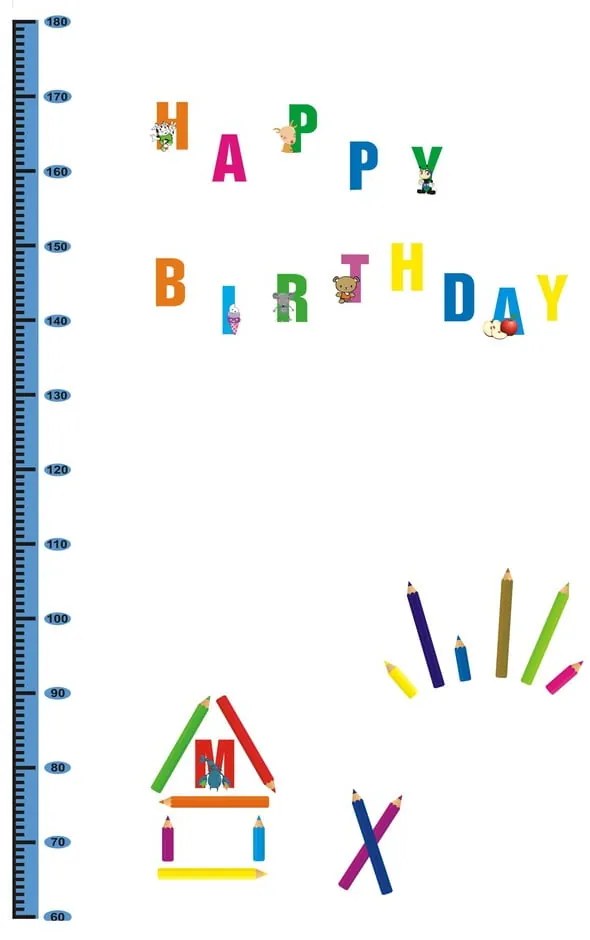 Sada samolepiek Ambiance Kids Alphabet