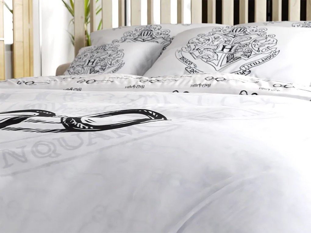 Svietiace obliečky HARRY POTTER VISION biele Rozmer obliečky: 70 x 90 cm | 140 x 200 cm