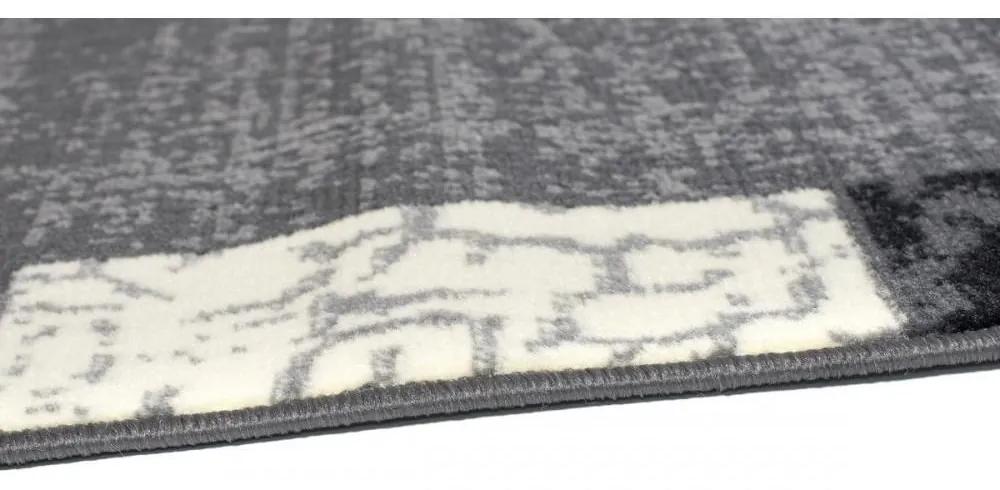 Kusový koberec PP Jimas šedý atyp 100x200cm