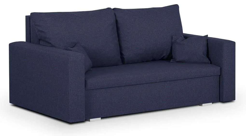 Pohovka pre 2 osoby s funkciou spania MONDI Námornícka modrá