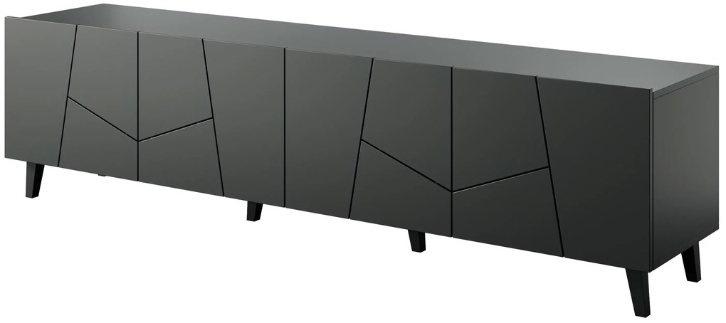 Cama TV stolík Etna - čierna