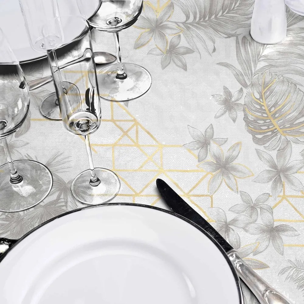 Umývateľný obrus ø 160 cm Coconut – douceur d'intérieur