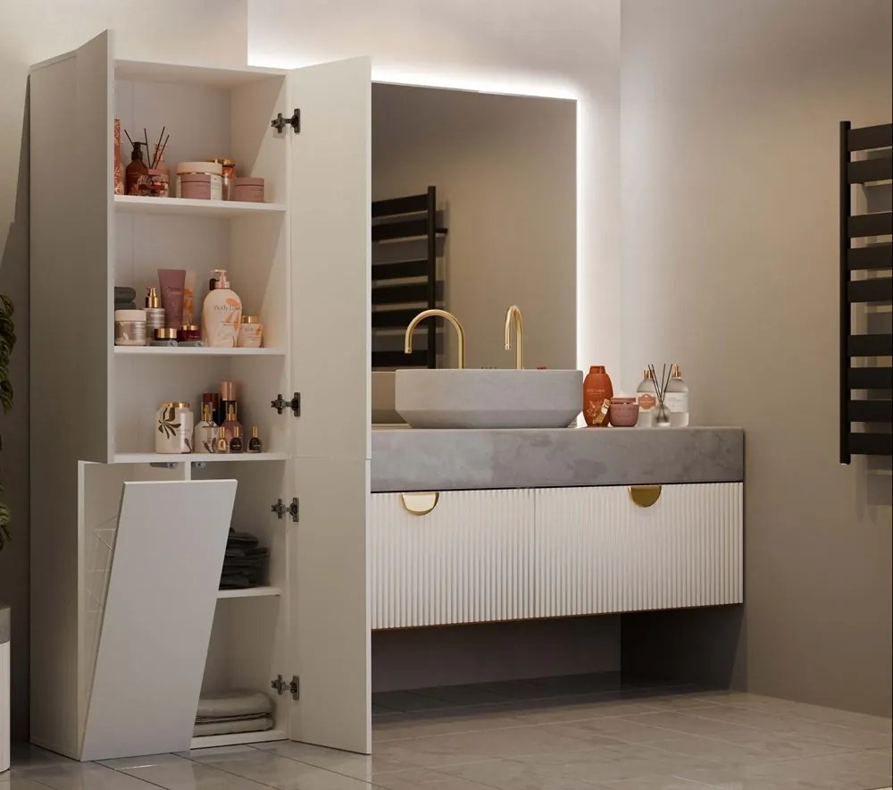 Kúpeľňová skrinka NEL VIII kašmír