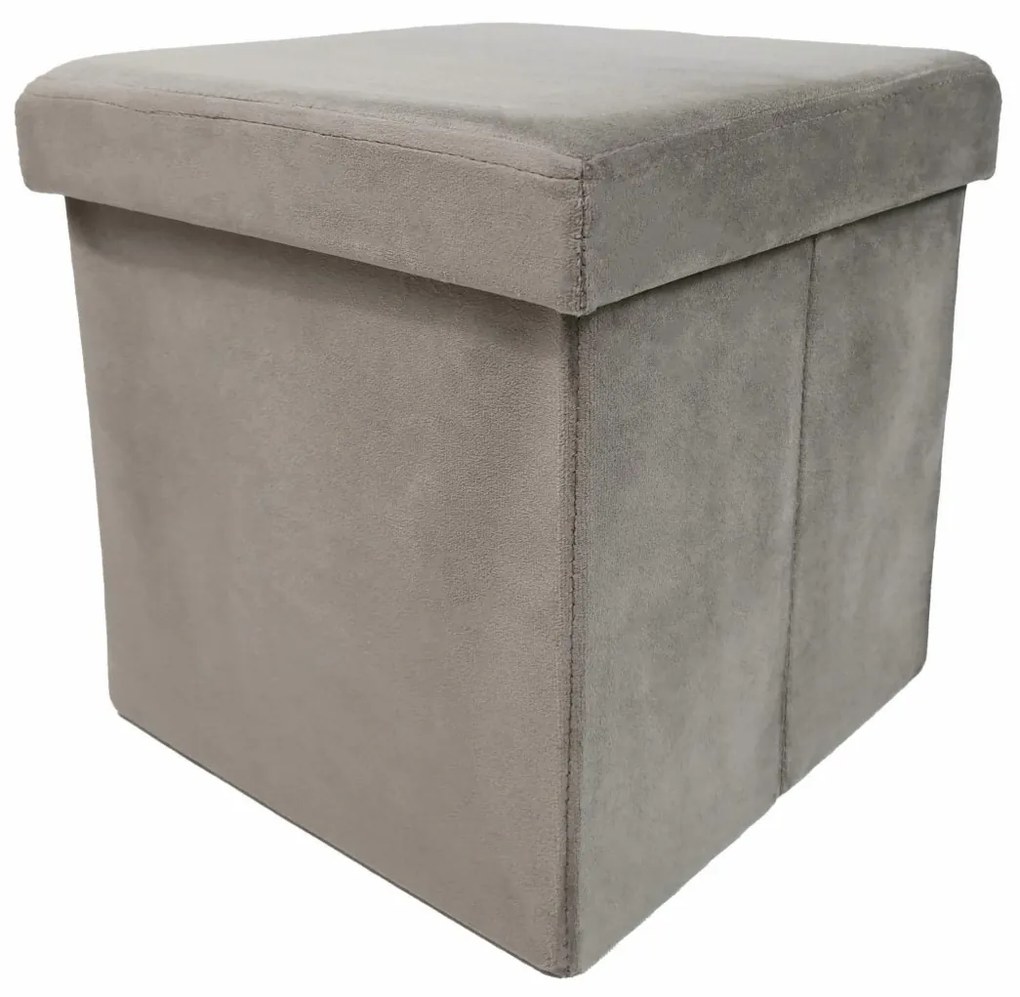 Taburet Skora béžový