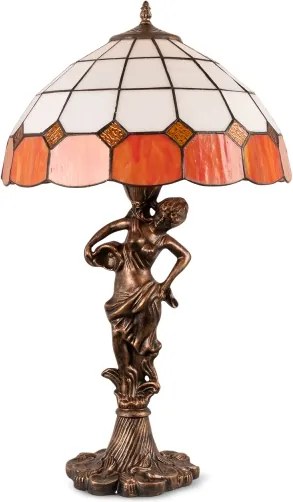 BRILAGI - Tiffany vitrážová stolná lampa SIENNA 1xE27/60W/230V