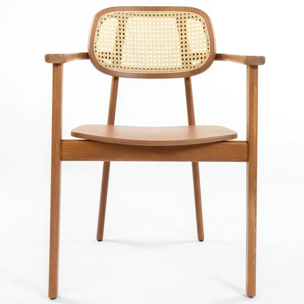 VANESA P WALNUT DREVENÁ STOLIČKA black