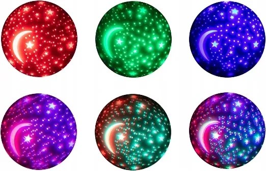 BERGE LED nočný projektor - viac variant