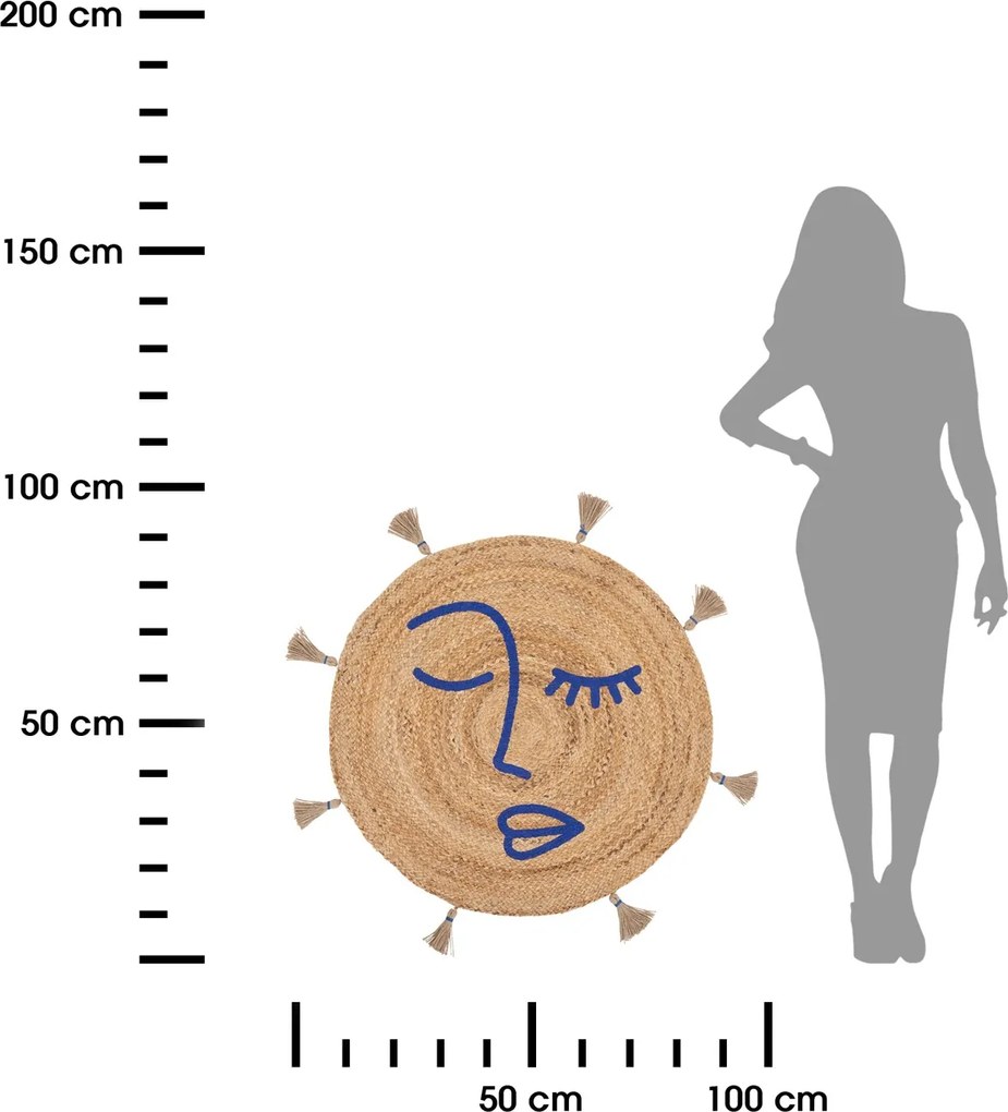 Koberec Soleya, (fi) 80 cm, béžová