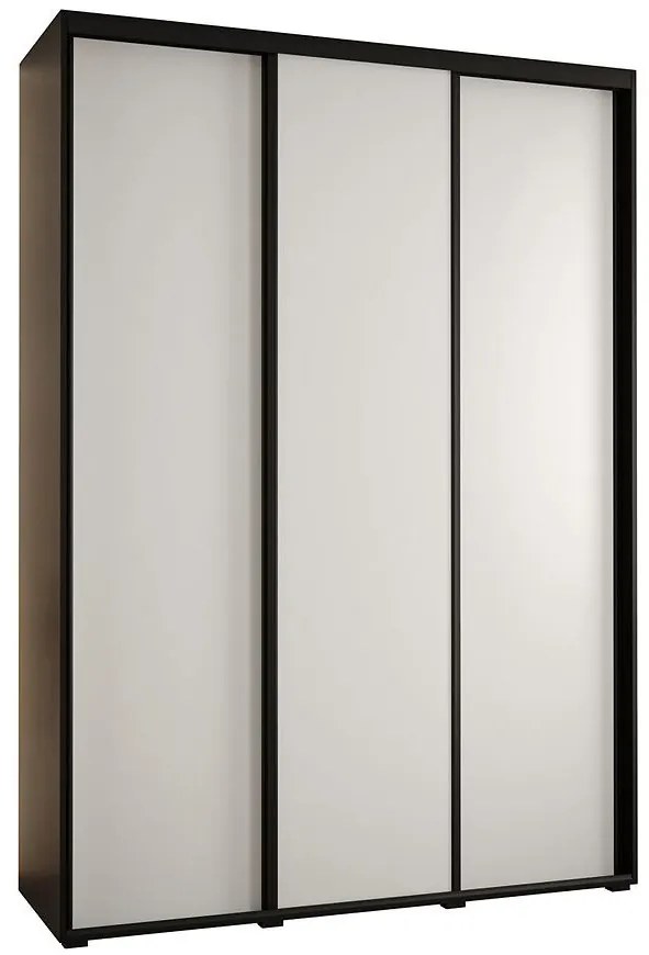 Skriňa 45 Canaris 1 180 čierna/biela/čierna