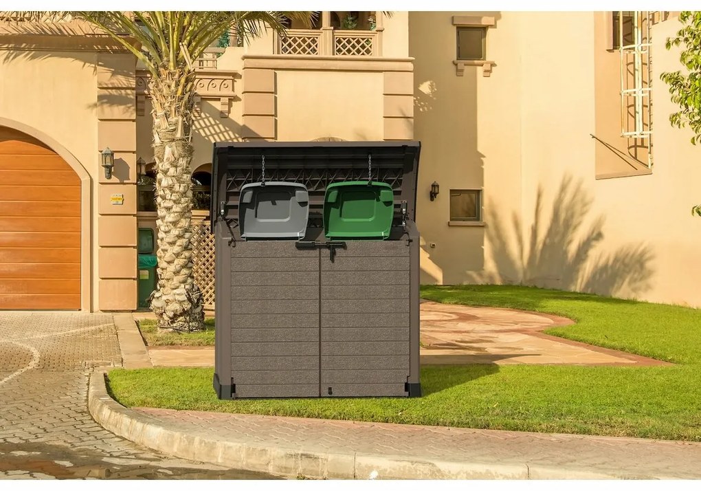 Duramax Plastový úložný box StoreAway hnedá, 1200 l
