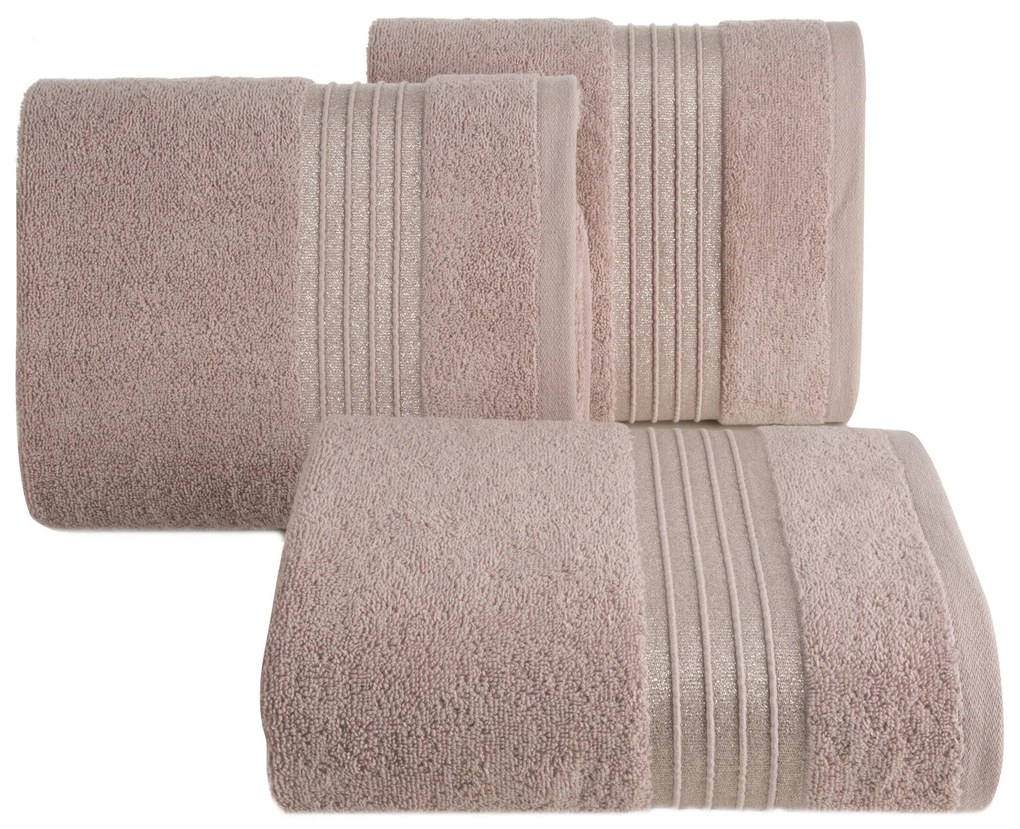 BAVLNENÝ UTERÁK LILA 70X140 CM PUDROVÁ