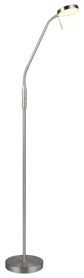 LED stojacia lampa v striebornej farbe (výška 160 cm) Moreno – Reality