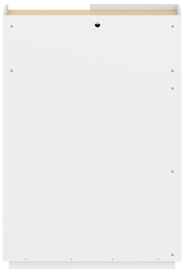 Biela matná knižnica 100x147 cm Nina - TemaHome