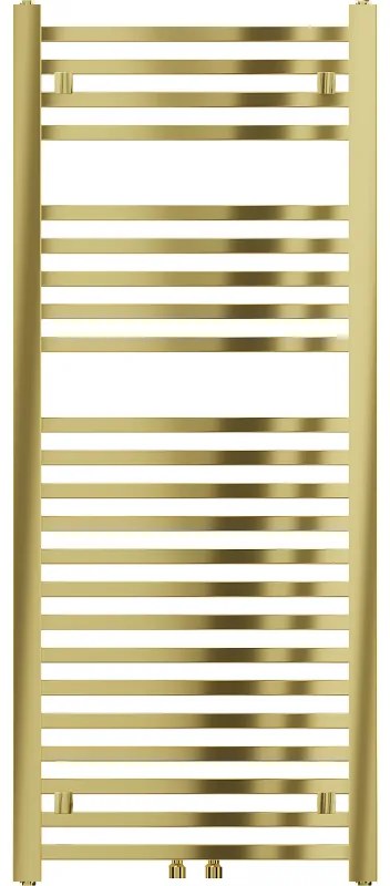 Mexen Pluton vykurovacie teleso 1200 x 500 mm, 487 W, zlatá lesklá, W106-1200-500-00-50