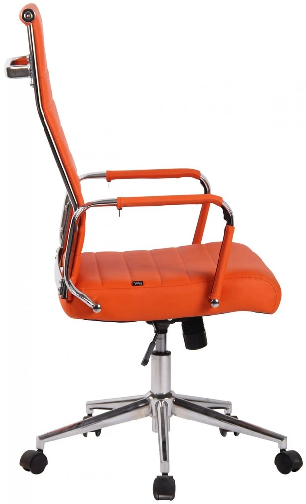 Kancelárska stolička Kolumbus - Oranžová