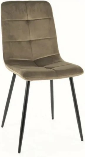 SI Ivo Velvet stolička olivový