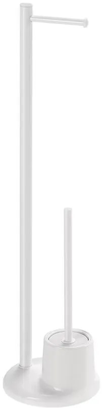 Gedy Gedy, Stojan s držiakom na toaletný papier a WC kefou, biela, MM32
