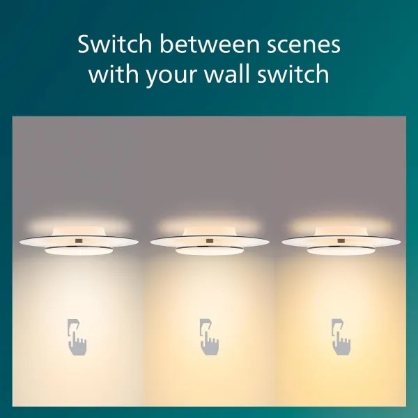 Philips- LED Stmievateľné stropné svietidlo GARNET SCENE SWITCH LED/30W/230V 2700K